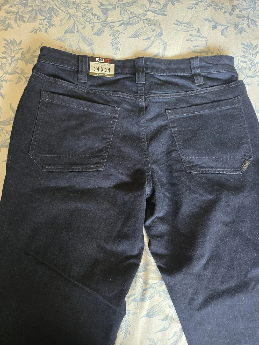 5.11 Tactical Men’s Dark Blue Tactical Jeans - 34x34 - Picture 4 of 5